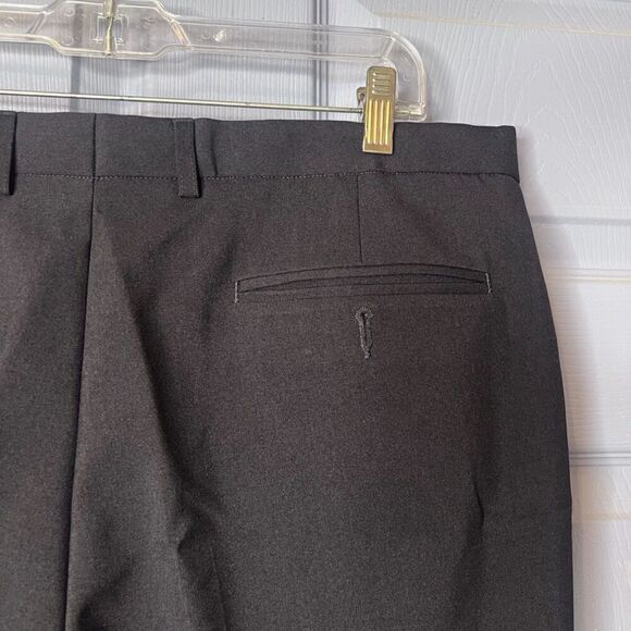 Chaps Total Comfort Black Dress Pants Trousers Mens Size 36/26 Basic Career Wear - Picture 5 of 10